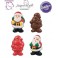 STAMPO CIOCCOLATINI / CANDY BABBO NATALE SORRIDENTE WILTON