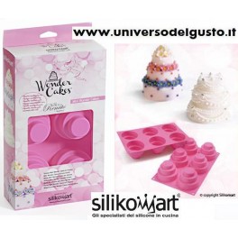 KIT WHOOPIES TAPPETINO + 24 SAC'A POCHE - WONDER CAKE SILIKOMART