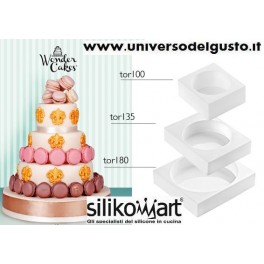 KIT WHOOPIES TAPPETINO + 24 SAC'A POCHE - WONDER CAKE SILIKOMART