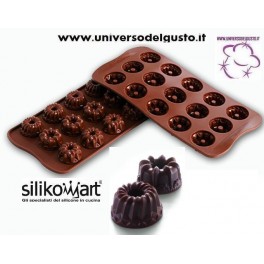 STAMPO CIOCCOLATINI IN SILICONE FANTASIA della linea Easy Choc di SILIKOMART