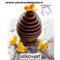 STAMPO 3D EGG CHOC - UOVA DI CIOCCOLATO IN SILICONE della linea Easy Choc di SILIKOMART