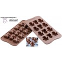 STAMPO CIOCCOLATINI IN SILICONE MOOD - OMINO della linea Easy Choc di SILIKOMART