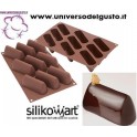 STAMPO IN SILICONE 9 GIANDUIOTTI - GIANDUIOTTO mono porzione della linea Easy Choc di SILIKOMART