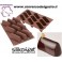 STAMPO IN SILICONE 9 GIANDUIOTTI - GIANDUIOTTO mono porzione della linea Easy Choc di SILIKOMART