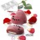 STAMPO 3 MINI GELATO / FINGER FOOD IN SILICONE CUORE MINI HEART IC+50 BASTONCINI di SILIKOMART