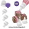 SET PER DECORAZIONE WILTON CON 3 BECCUCCI + ADATTATORE + CHIUSURA PER MICROONDE