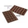 STAMPO IN SILICONE 24 CIOCCOLATINI CHOCO PANDA della linea Easy Choc di SILIKOMART