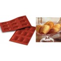 STAMPO IN SILICONE NR.9 MADELEINES MM 68 X 45 H 17 MM della linea Classic di SILIKOMART