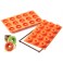 STAMPO IN SILICONE 15 SMALL DONUTS CIAMBELLE LINEA FANCY & FUNCTION di SILIKOMART SF171