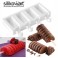 STAMPO 4 MINI GELATO / FINGER FOOD IN SILICONE TANGO + 50 BASTONCINI di SILIKOMART