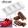 STAMPO 4 MINI GELATO / FINGER FOOD IN SILICONE TANGO + 50 BASTONCINI di SILIKOMART