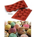 STAMPO IN SILICONE NR. 11 MUFFIN CUPCAKE ø51 MM H 28 MM SILIKOMART (delizie - semifreddi - dolci - cioccolata)
