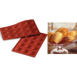 STAMPO IN SILICONE NR.15 MADELEINES MM 44 X 34 H 10 MM della linea Classic di SILIKOMART STAMPO IN SILICONE NR.15 MADELEINES MM 44 X 34 H 10 MM della linea Classic di SILIKOMART