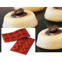 STAMPO IN SILICONE NR. 8 SAVARIN ø65 MM H 21 MM SILIKOMART (tortina - ciambella - dolce - cioccolata)