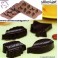 STAMPO CIOCCOLATINI IN SILICONE NATURE (8 foglie) della linea Easy Choc di SILIKOMART