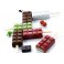 SET 2 STAMPO GELATO / FINGER FOOD IN SILICONE CHOCOSTICK + 50 BASTONCINI di SILIKOMART