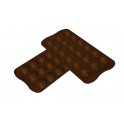 STAMPO CIOCCOLATINI IN SILICONE SCG 34 - CHOCO GOAL CALCIO della linea Easy Choc di SILIKOMART