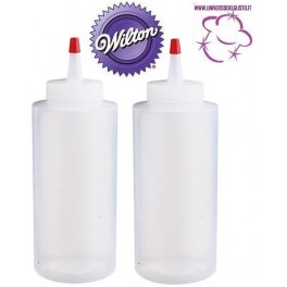 DISPENSER: SET 2 MINI BOTTIGLIE DI FUSIONE WILTON