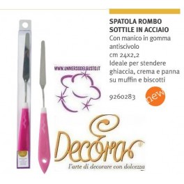 Nuova SPATOLA ANGOLARE IN ACCIAIO DECORA Nuova SPATOLA ANGOLARE IN ACCIAIO DECORA